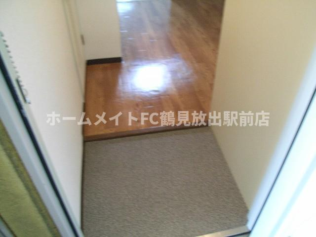 大阪市城東区天王田の賃貸マンションの玄関
