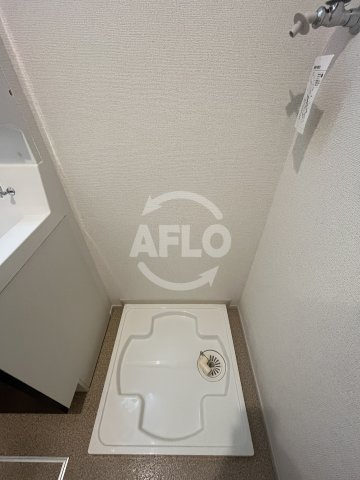 ルミナス上新庄の洗面所|ルミナス上新庄　洗濯パン