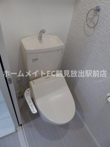 大阪市城東区新喜多東１丁目のハイツのトイレ