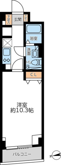 【間取り】 | グランカーサ馬込Ⅰ