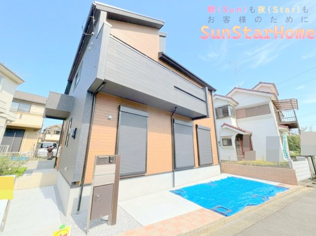 【サンスターホーム】武蔵村山市学園1丁目　長期優良×耐震制震×太陽光　新築戸建の外観