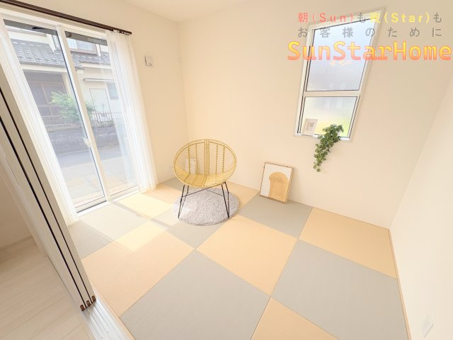 【サンスターホーム】武蔵村山市学園1丁目　長期優良×耐震制震×太陽光　新築戸建の和室