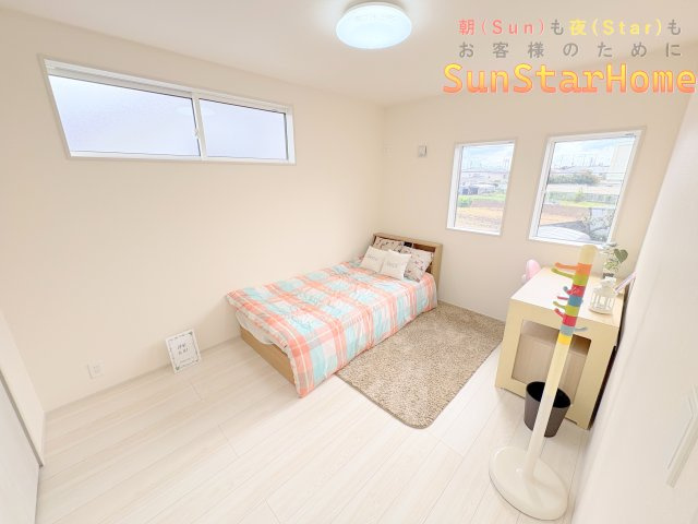 【サンスターホーム】武蔵村山市学園1丁目　長期優良×耐震制震×太陽光　新築戸建の洋室
