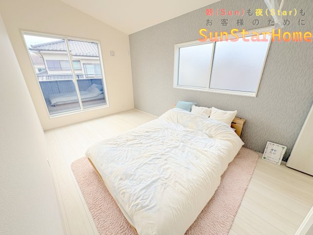 【サンスターホーム】武蔵村山市学園1丁目　長期優良×耐震制震×太陽光　新築戸建の洋室