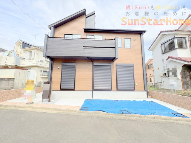 【サンスターホーム】武蔵村山市学園1丁目　長期優良×耐震制震×太陽光　新築戸建の外観