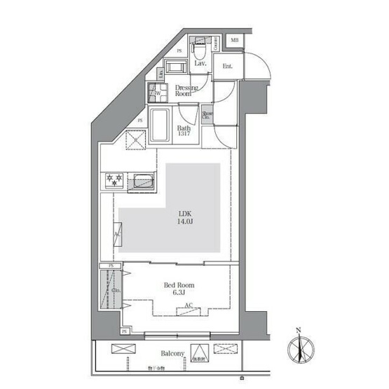 【間取り】 | ラグゼナ八王子南町(ラグゼナハチオウジミナミチョウ)