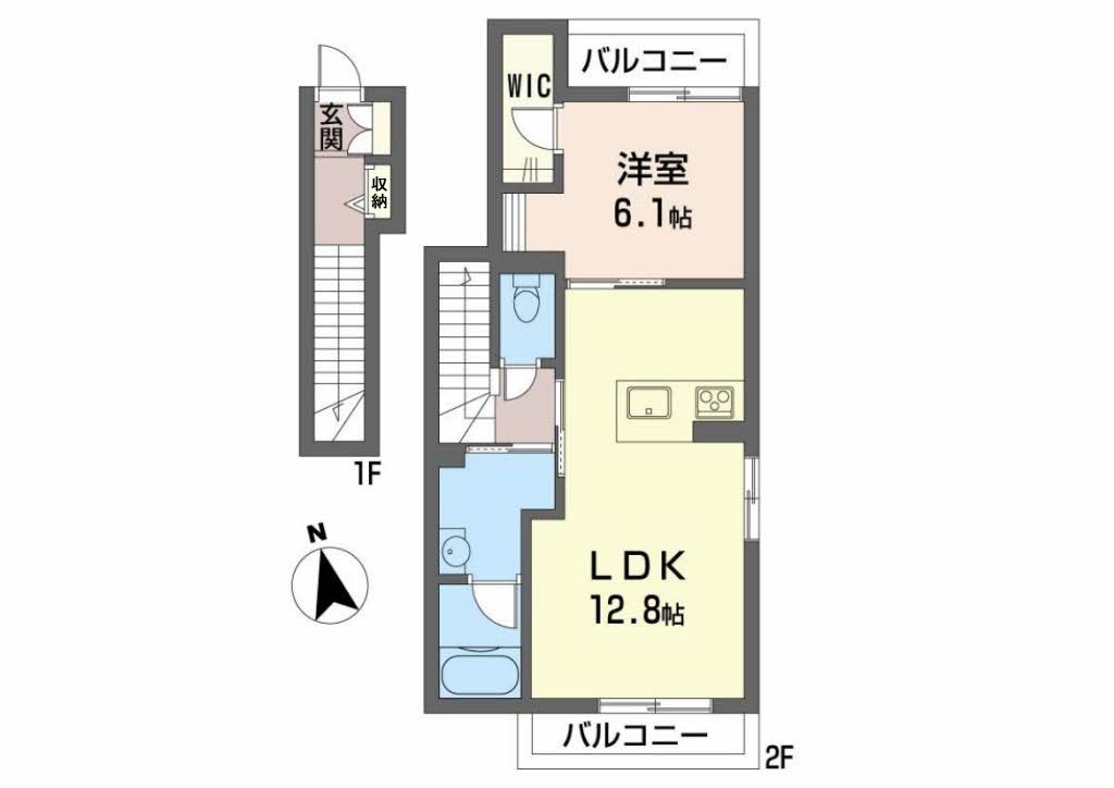 シャーメゾンクオレールの間取り