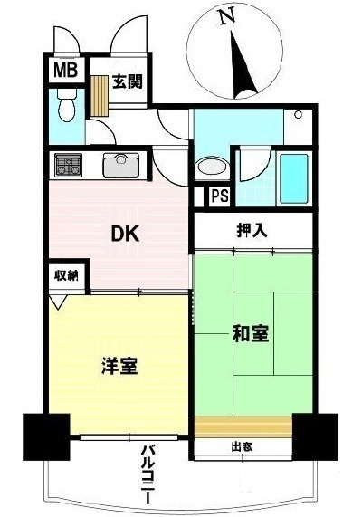 ライオンズガーデン府中の間取り