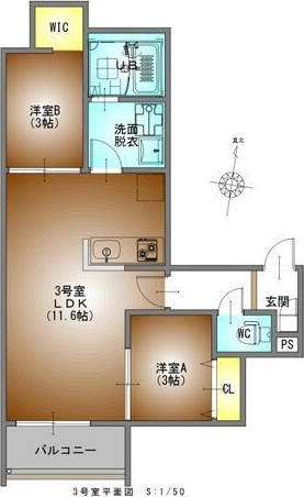 REGALEST妙音通Ⅱの間取り