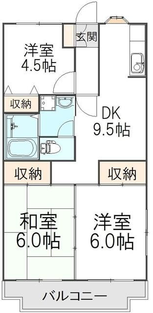 モントレー西船の間取り