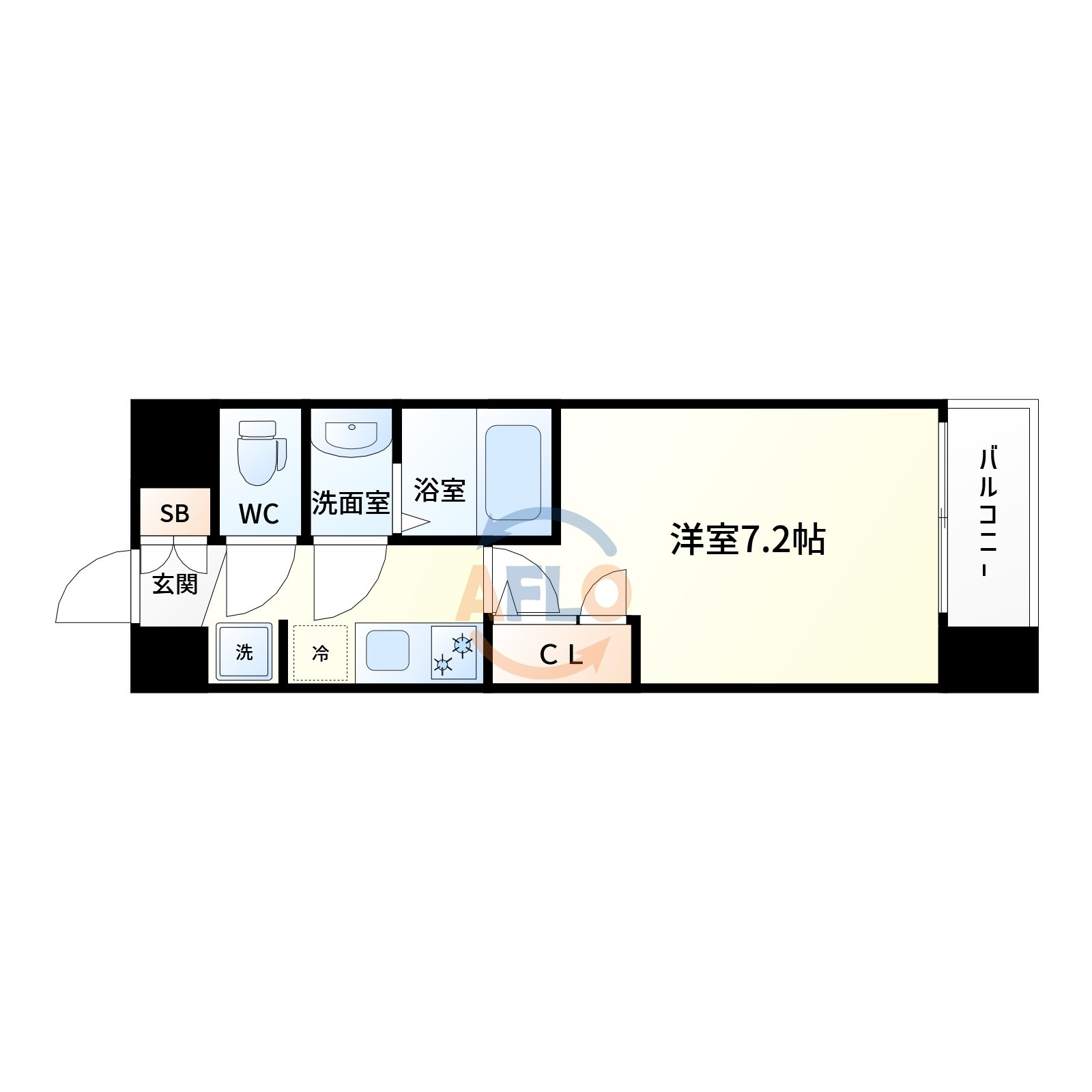 セレニテ西中島アリア壱番館の間取り|セレニテ西中島アリア壱番館　間取り