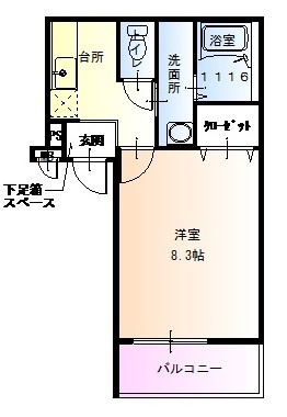 【間取り】 | フォーリーブス 33 C棟