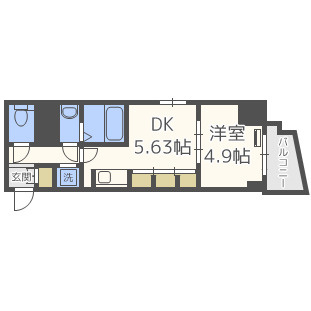 ADWResidence松屋町の間取り