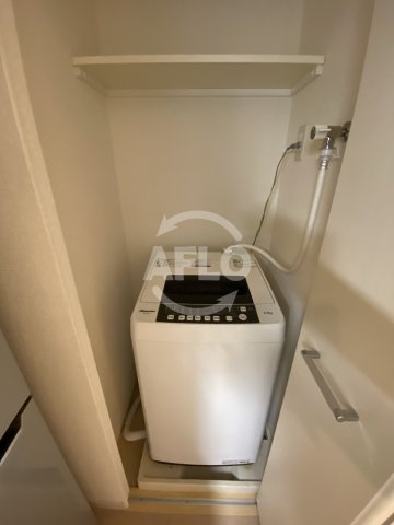 プレサンス天満ステーションフロントの設備|プレサンス天満ステーションフロント　洗濯機置き場