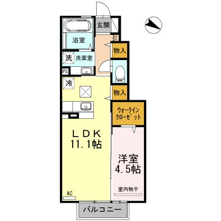 グレイス仁の間取り|使い勝手の良い間取りです♪