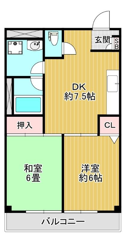 プリンス小石川の間取り