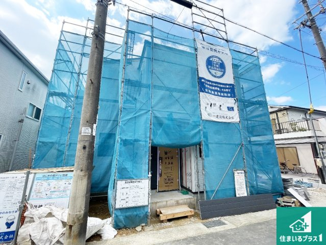 明石市魚住町清水　第27期　新築一戸建ての外観|周辺は落ち着いた街並みの住宅地！子育てがしやすい住環境です！まだ未完成ですが、現地でしかわからない事もございます。是非一度ご覧ください。