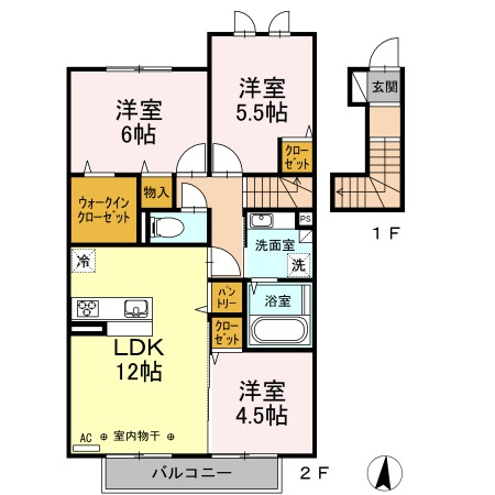 【間取り】 | 雅　弐番館
