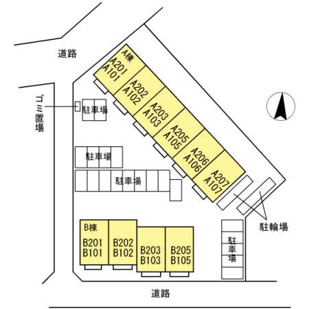 【区画図】 | 雅　弐番館