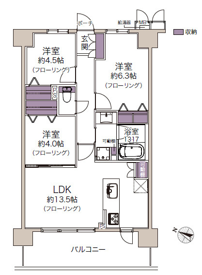 ワコーレKOBEハーバーマークスの間取り