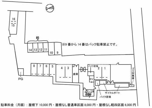 【駐車場】 | ボナール古京