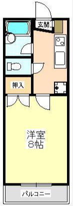 ロザリアムKの間取り