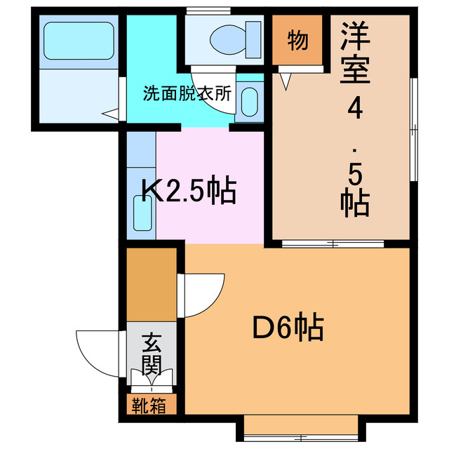 パリエステイブルⅠの間取り