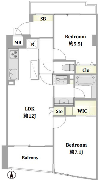 ガーデンホーム戸越銀座の間取り