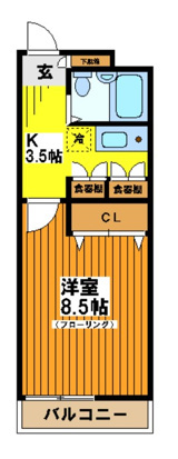【間取り】 | ウェル明大前