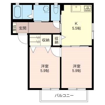 【間取り】 | エイコーンＣ
