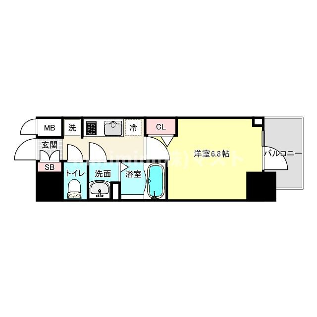 アドバンス大阪ストーリアの間取り