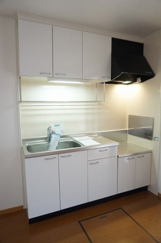 宗像市陵厳寺１丁目のアパートのキッチン|キッチンです