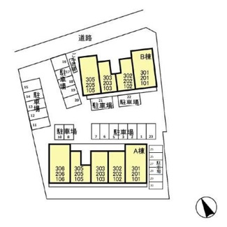 【区画図】 | デュアリス川口　Ａ