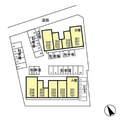 【区画図】 | デュアリス川口　Ａ