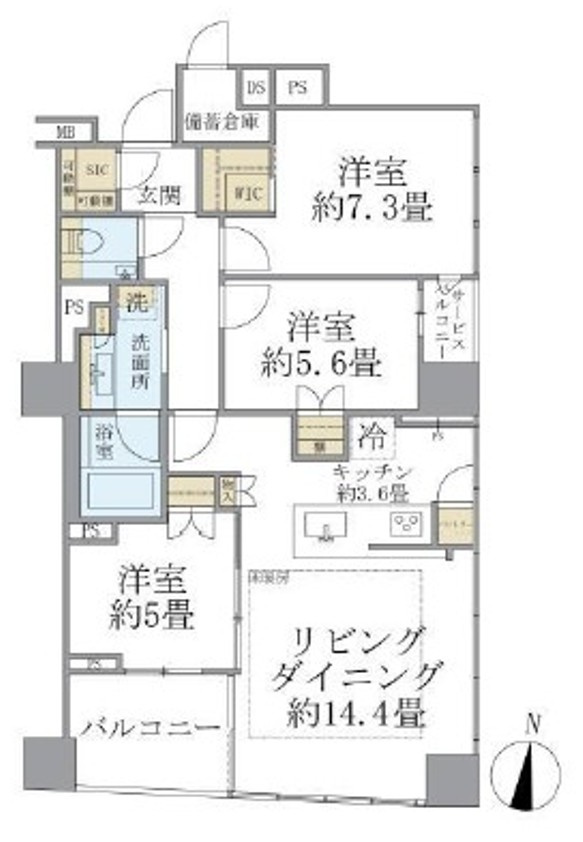 Ｂｒｉｌｌｉａ二番町の間取り