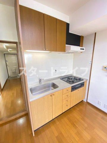 大阪市東淀川区小松２丁目の賃貸マンションのキッチン