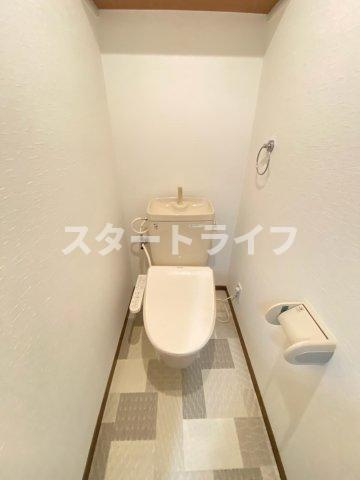 大阪市東淀川区小松２丁目の賃貸マンションのトイレ