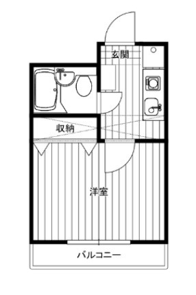 ジュネパレス新松戸第４５の間取り