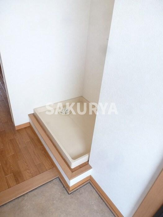 サンビレッジ足利の設備|洗濯機置き場です。