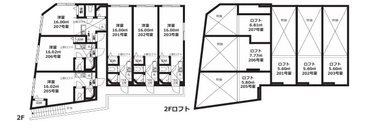 メティス北沢の間取り