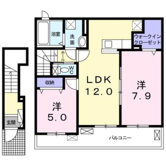 【間取り】 | ガーデンヒルズ　Ｋ