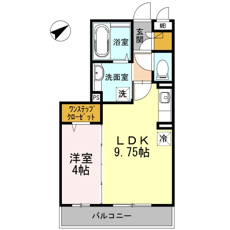 セジュールM松が枝の間取り