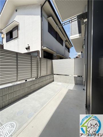 D-ROOM江井島のバルコニー