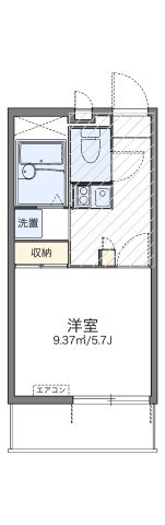 【間取り】 | レオパレスコスモスⅡ