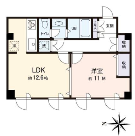 【間取り】 | フェニックスコート砧