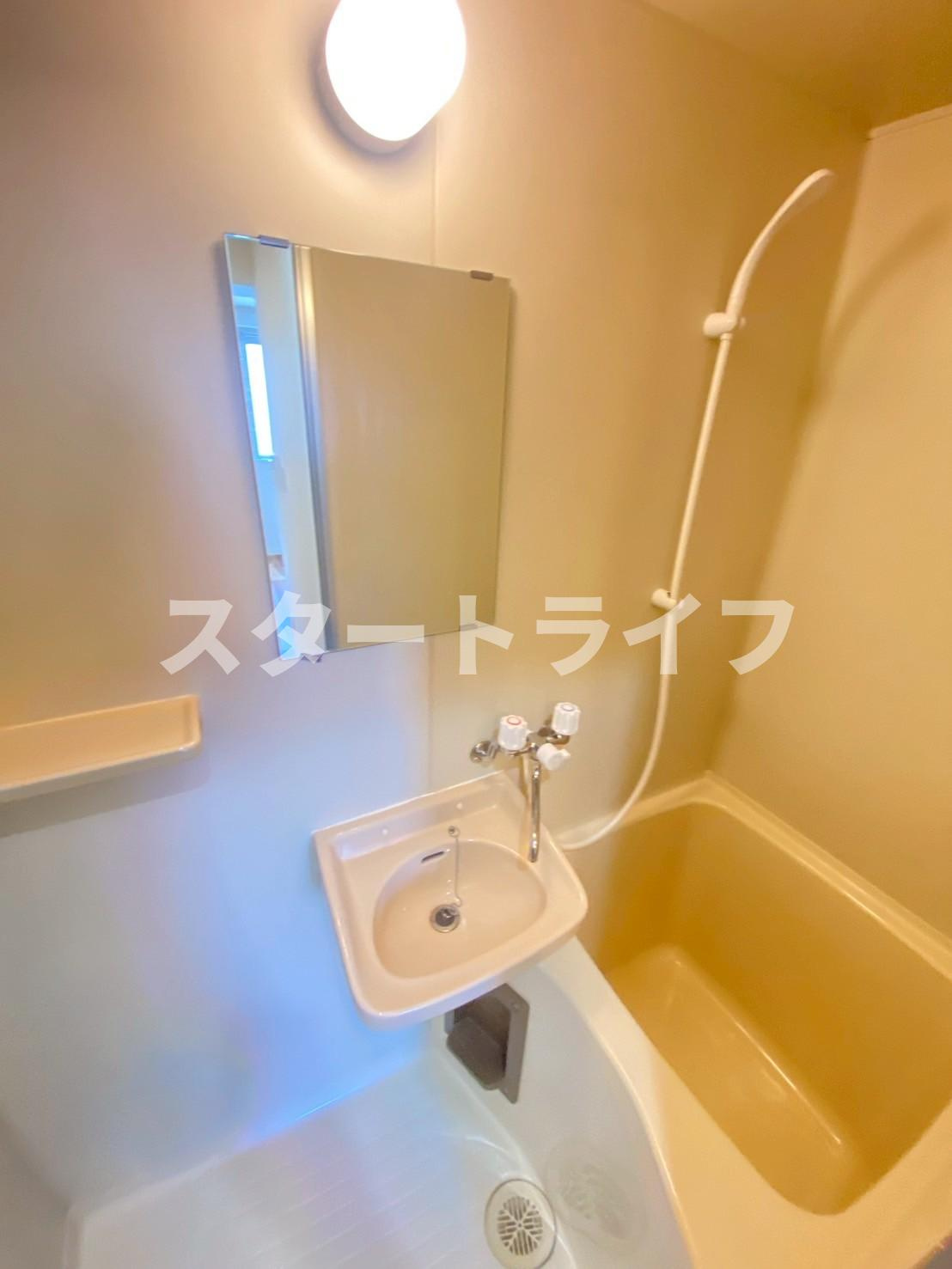 大阪市東淀川区下新庄２丁目の賃貸マンションの洗面所