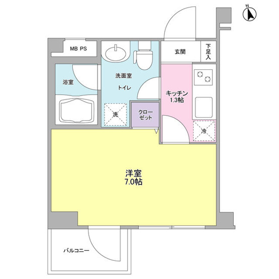 【間取り】 | カルディア荏原中延
