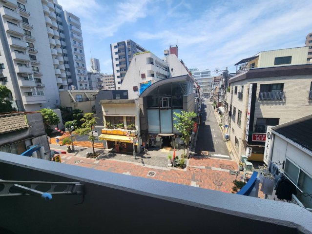 ライオンズプラザ川口幸町の展望|商店街のすぐ近くですが、車が通らないので静かです。目の前に高い建物がなく見晴らし良好