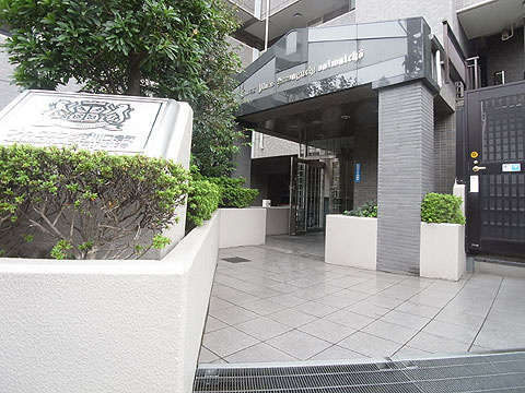 ライオンズプラザ川口幸町のエントランス|管理体制良好　植栽もきれいに手入れされてます