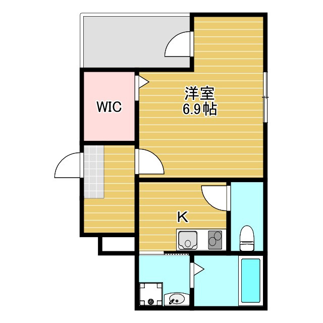 フジパレス新伊丹の間取り